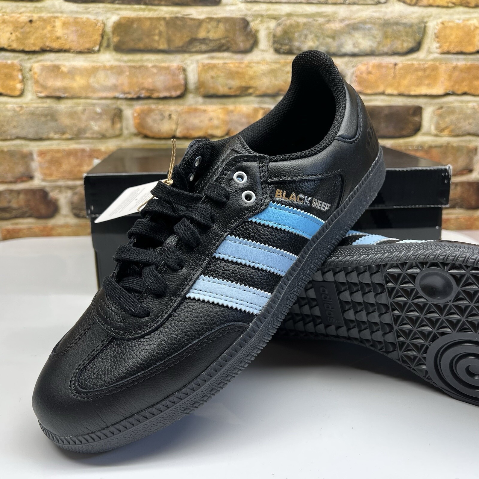 Mens Size 8.5 - Adidas Samba Adv "Black Sheep" Charlotte Fc Colorway Jh9594